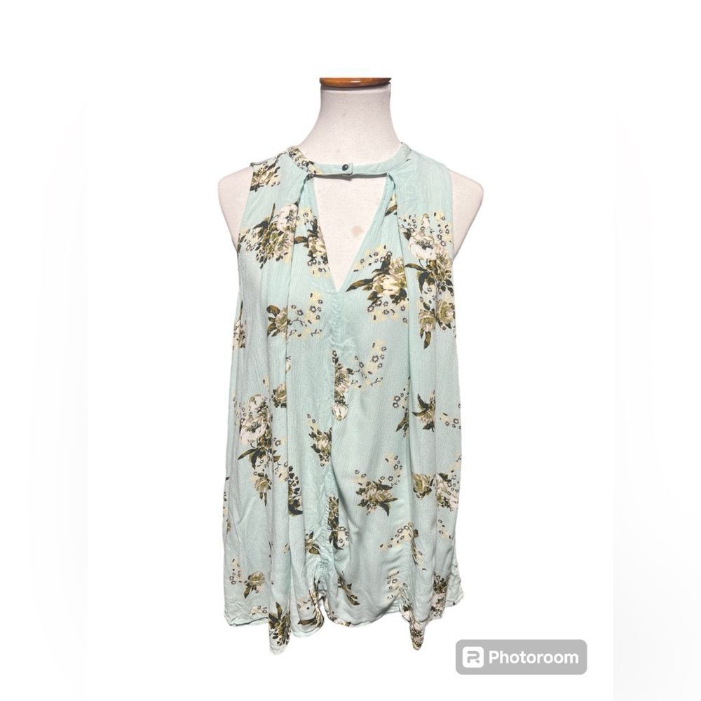 Free People floral top with pockets size small